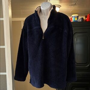 Men's Navy Fleece Jacket